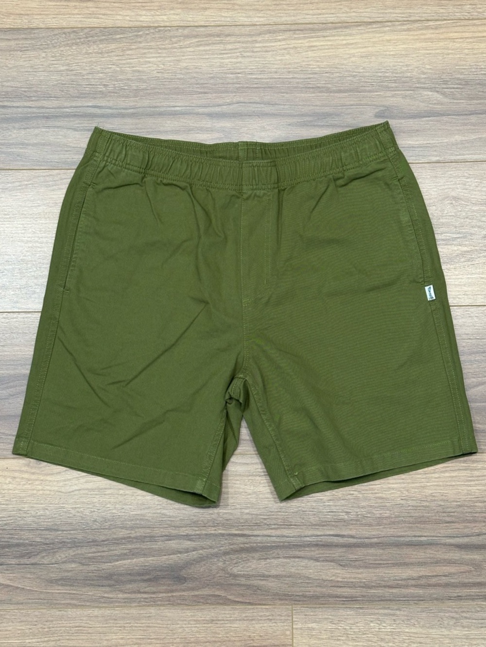 Birdwell Beach Britches Twill Beach Short in Green Size Large